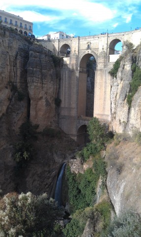 Puente Nueve bridge in Ronda, Spain Puente Nueve bridge in Ronda, Spain