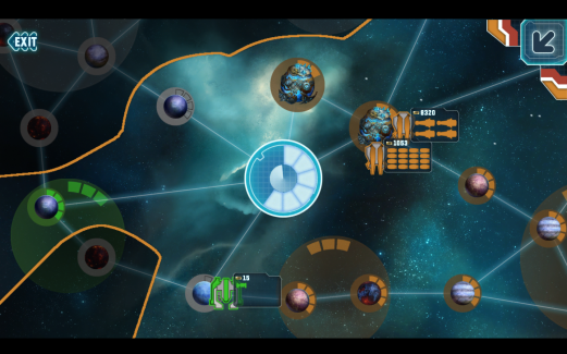 The timer represents a pending battle. Either way, I'm swinging in with 2,000 ships next turn!